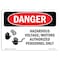Signmission Safety Sign, OSHA Danger, 7" Height, 10" Width, Hazardous VoltageMotors, Landscape OS-DS-D-710-L-1922 - alternate 1